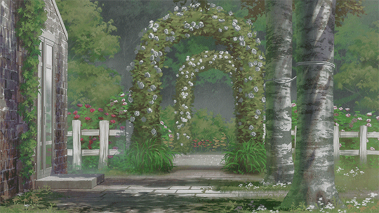 anotheranimescenery:  As  expected, we made it in one leap.This is my home.It’s