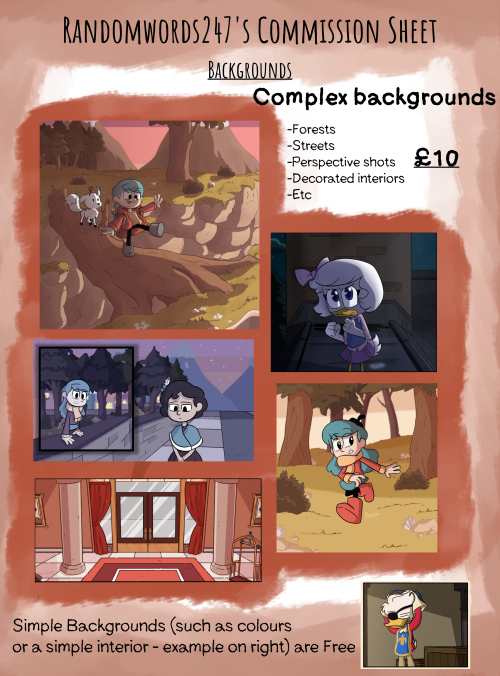 randomwords247: Hello!! I’m currently taking commissions! In these sheets are the details of what ty