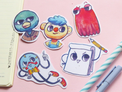 Lots of stickers in my Storenvy shop! (worlwide shipping!) Printed on Waterproof glossy adhesiv