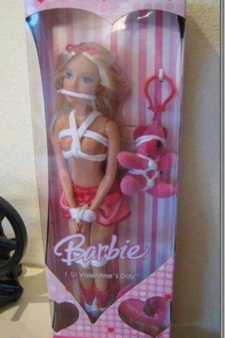 Too funny, especially considering that Barbie&rsquo;s design was based on a German
