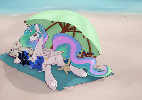 Porn Pics SFW edit of Celestia having a relaxing day