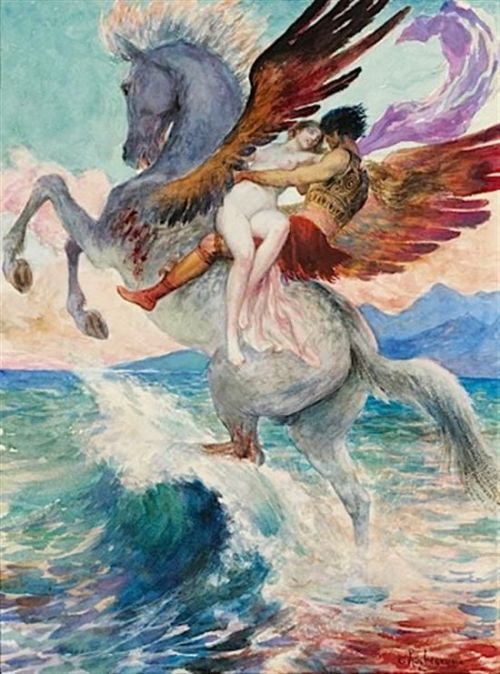 Georges Antoine Rochegrosse, Perseus and Andromeda