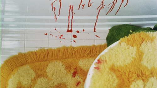 cinemawithoutpeople:Cinema without people: Shivers (second pass) (1975, David Cronenberg, dir.)