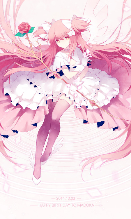 kawaii-sailormoon: まど誕 by 桐子 on pixiv