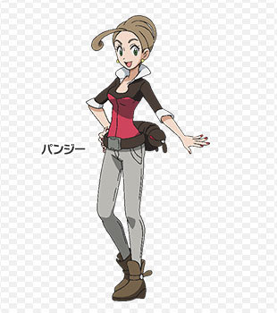 torashii:  klinklang:  As was revealed the other day, Alexa, the older sister of Santalune City Gym Leader Viola, will be appearing in the Pokémon anime on July 18th. She has Gogoat, Helioptile, and Noivern.  Helioptile is adorable <3