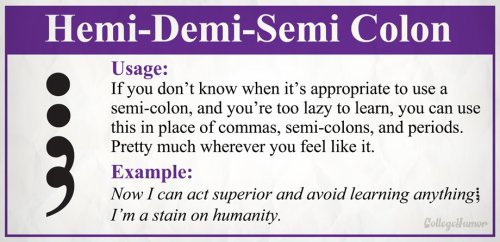 8 New Punctuation Marks We Desperately Need brought to you by College Humor