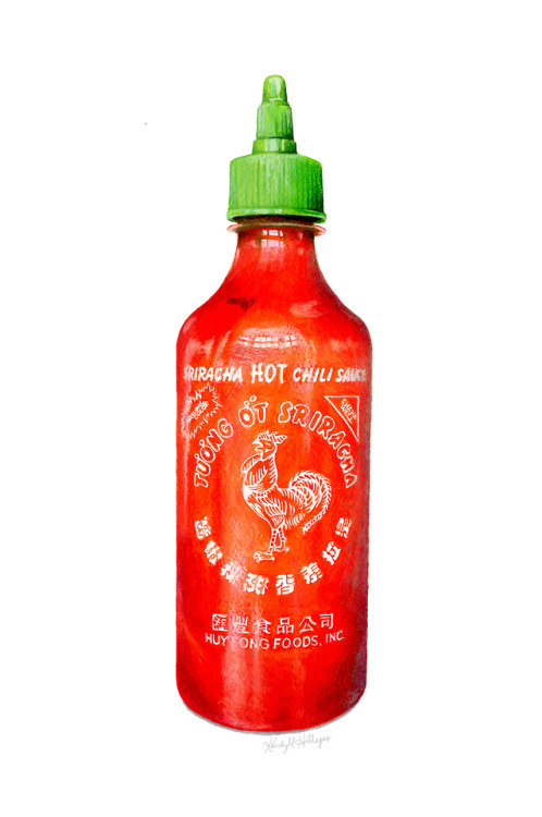 Sriracha 2, mixed media on paperThen/Now post coming tomorrow!✨