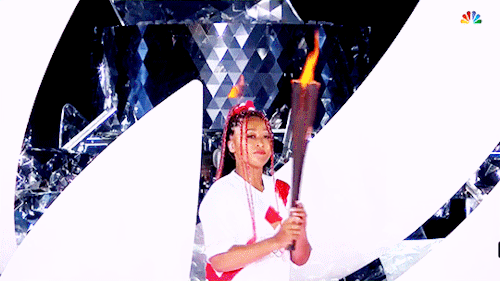 Naomi Osaka Lights The Olympic Flame 🔥