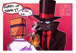 cats-dont-draw: IAm I the only one who hates people smoking in real life ??? but if a character (or a person miles away from me) does it is just??? &lt;3 I totally dig Black Hat being a smoker (that explains his voice if you think about it) 
