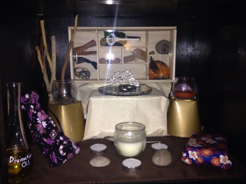 mrs-k-cottage-witch: Imbolc Altars and decorations! The earth will soon begin warming, the seasons w