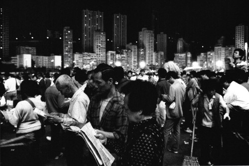 The Racecourse in Happy Valley, 1985. From: “Images of Hong Kong“, by Patrick ZachmannSc