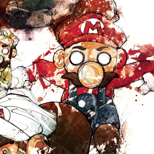 anemicangel:  “Kill Screen” For the 3NES show @ Bottleneck Gallery By Anemic Angel Facebook l Instagram l Tumblr l Deviantart l Twitter 