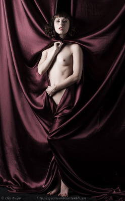 exquisite-embrace:  Draped.Model: Floofie