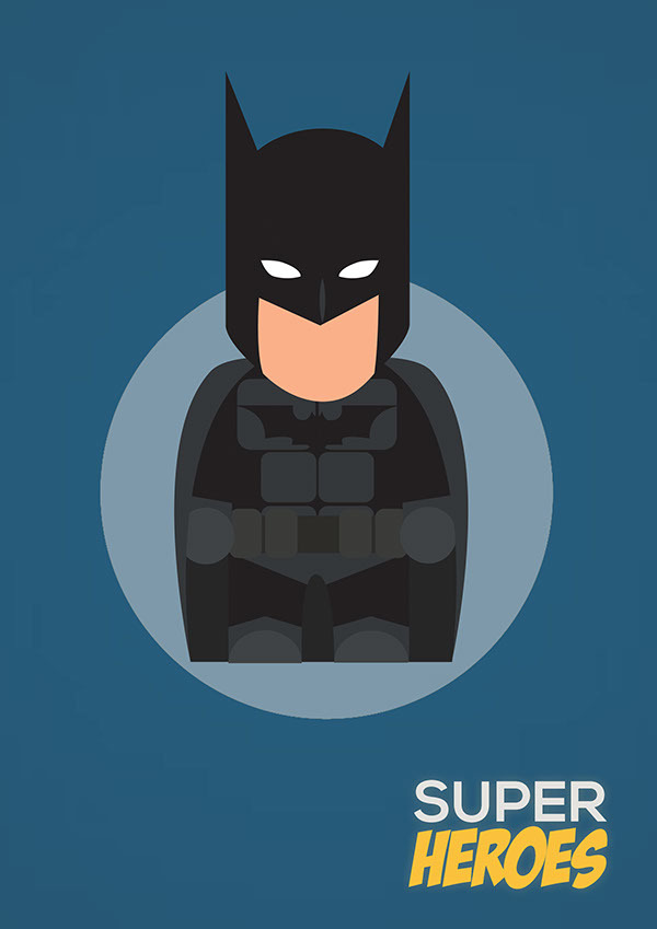 herochan:  DC Superheroes Created by John Sideris 