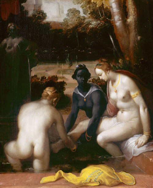 Bathsheba at Her Bath, Cornelis van Haarlem, 1594
