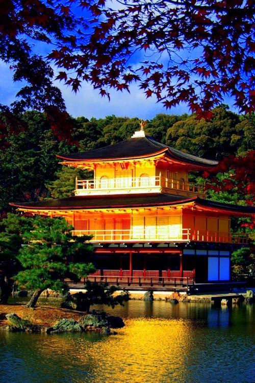 Kinkakuji, the Symbolic Golden Architecture in Kyoto / Tokyo Pic