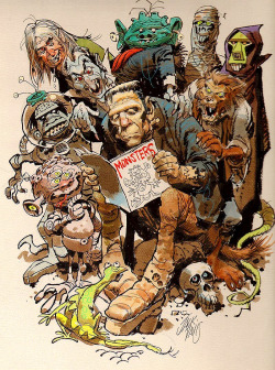 comicblah:  Monsters by Jack Davis! #HappyHalloween