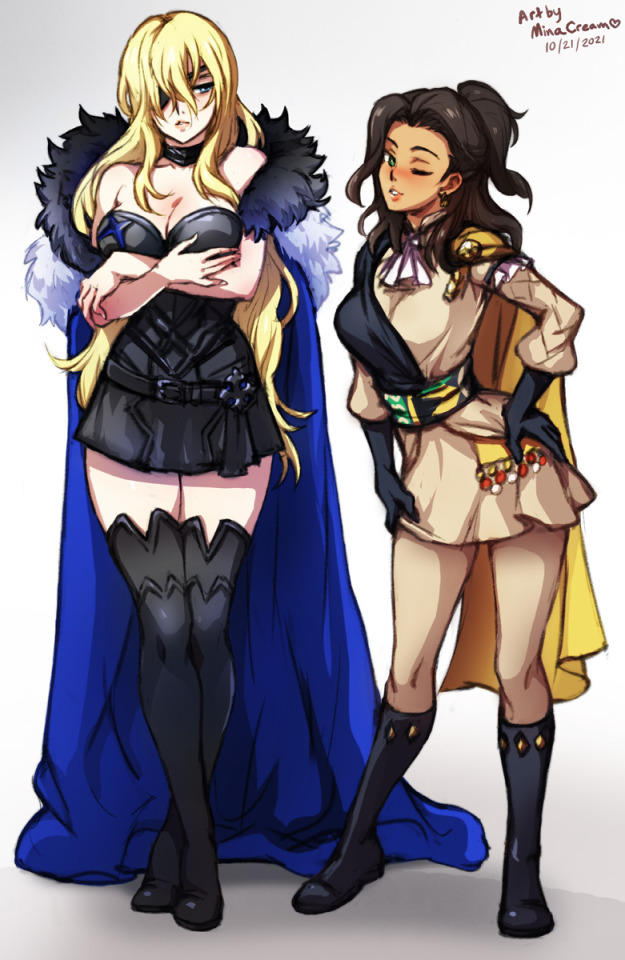 #814 Dimitri & Claude Genderbend (FE3H)Together for comparison, and also an alt take on Dimi’s outfit.Support me on Patreon
