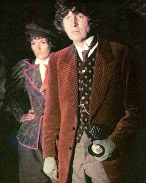 Leela and The Doctor in The Talons of Weng Chiang. #classicdoctorwho #DoctorWhohistory #properWho #4