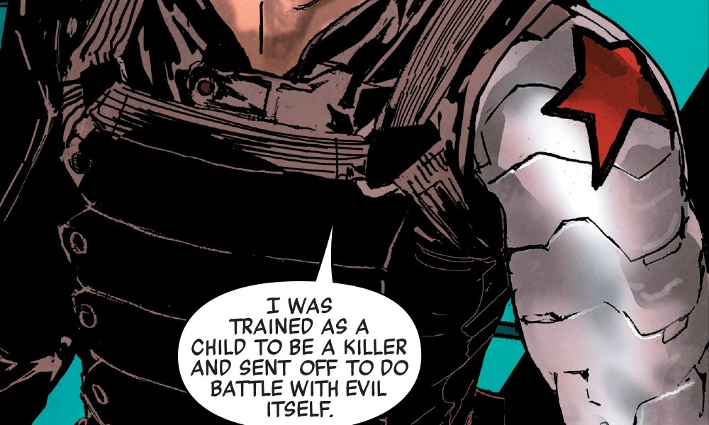 comic-bucky:Why are you like this? The brooding tough-guy shtick. Why are you the