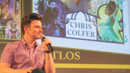 Chris Colfer TLOS 6 book signing Brookline, MA