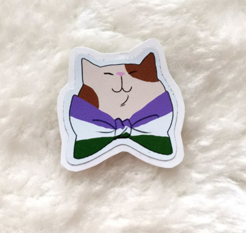 snootyfoxfashion - LGBTQ+ Cat Stickers from lamppuart