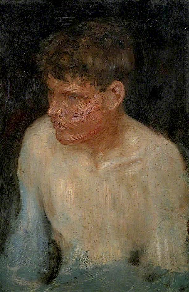 sculppp:  Henry Scott Tuke (1858–1929)    Portrait of a Boy.