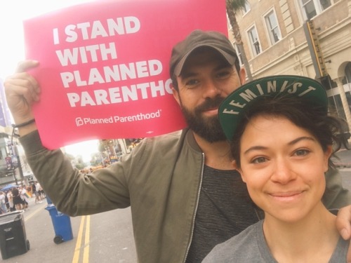 drcormier:tatianamaslany: #ResistMarch #StandWithPP  ✊✊✊✊✊
