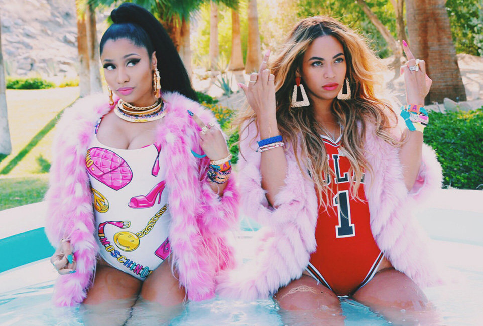 pinkplanetnicki:  whatzedsaw:  behind the scenes of feeling myself by nicki minaj