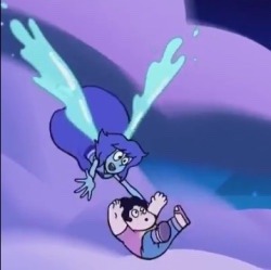 water-gem:  Lapis frees steven into the wild.