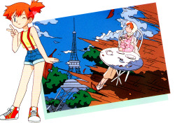 maryokuyummy:  Misty Pokemon post-card illustrated