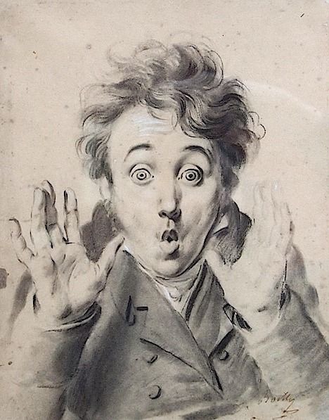 rococo-prince:Louis-Léopold Boilly (French: 1761 – 1845) Self portraits.These are delightful! I’ve s