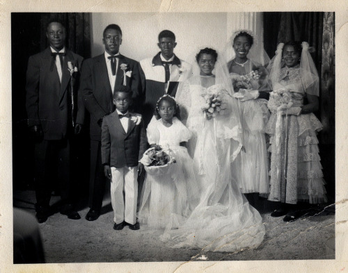 The Wedding Party Toledo, Ohio, 1940’s [Black Bride Series] ©WaheedPhotoArchive, 2013