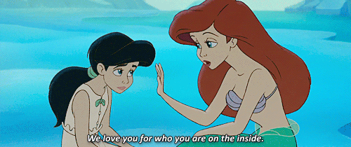 disneygoldmine:  Oh, Melody, sweetie, it doesn’t matter if you have fins or feet.
