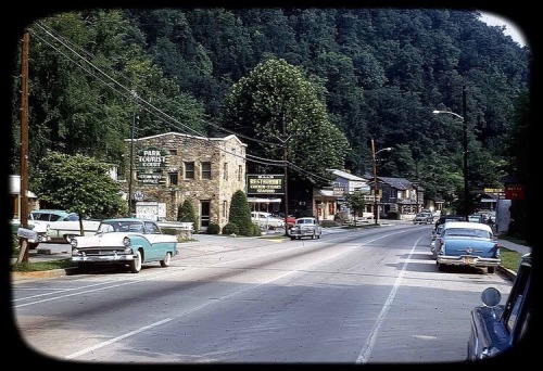 Main Street in Gatlinburg. July 31, 1959