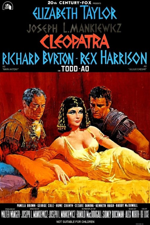 posters for Joseph L. Mankiewicz’s Cleopatra, 1963