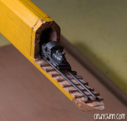 steampunktendencies:    Pencil carvings by