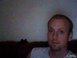 HUNGOVER FAKE SMILE&hellip; my first GIF.  As I said, I&rsquo;m hungover and I know I look terrible&hellip; =_=