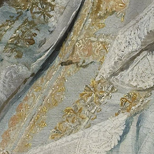 sforzinda:   Portrait of a Girl Dressed in Blue (details), Johannes Cornelisz. Verspronck,