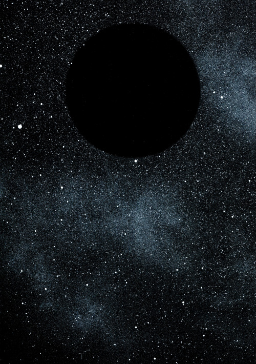 eatsleepdraw:  “Night light”, spraypaint on paper, 2014 karinhjalmarsson.com