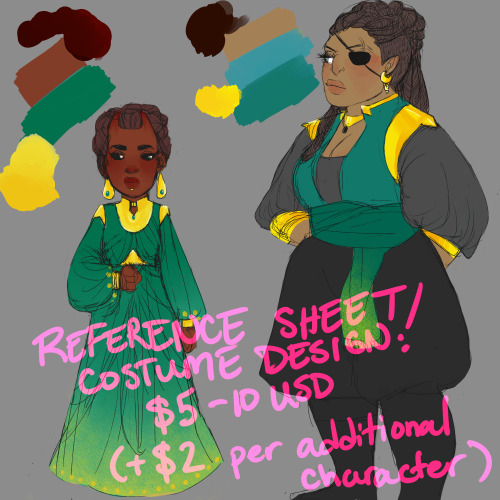 nemonedraws: nemonedraws: Commissions are officially OPEN! Contact me through tumblr OR send an e-ma