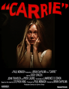 stephenkingscarrie:  Carrie (1976) Animated Posters 