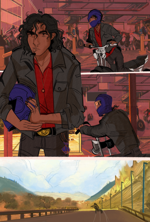 littlestpersimmon:Uri and Sethhere is a short excerpt from our comic, URI & THE WOLF, a story ab