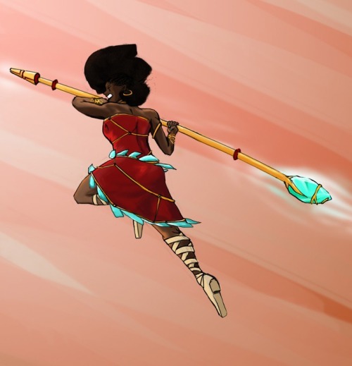 fuckyeablackart: Info: The pilot for an action cartoon set in a African inspired fantasy world. A my