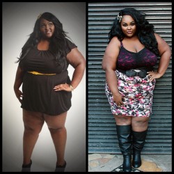 saucyewestplusmodel:  I’m too late for #transformationtuesday but I’ll post this anyway LOL! Photo on the left was taken in 2011. Just getting into my modeling shoes and inexperienced. Passionate but not focused. Picture on the right. After having