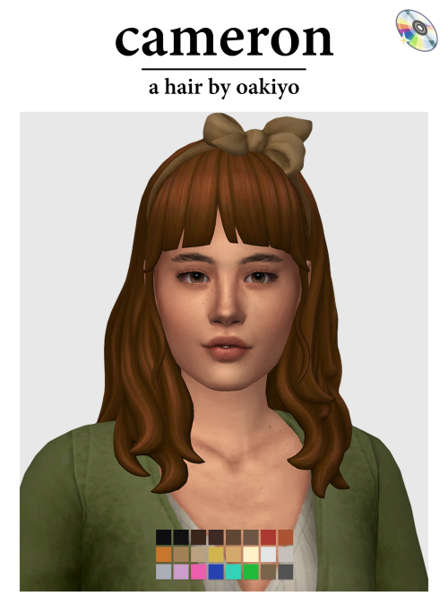 oakiyo:Cameron HairThis hair gave me pure hell for the UV mapping, but we got there in the end! Loos