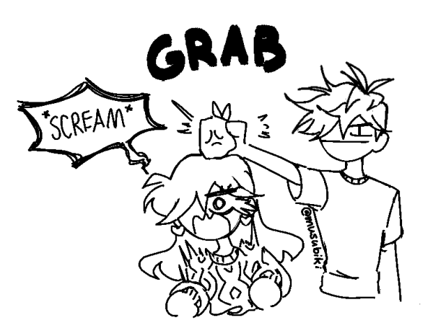 HAIR PRONGS ARE MADE FOR GRABBING #tcwg#tmaomal #the cat witchs guild  #the misc adventures of mochi and lime #mochi#lime#limochi#art#ocs#original #he does this when hes irritated with her  #grabs it like a vegetable  #or when she tries to run away he just (GRABS) HOLD IT  #every time i draw her hair [prongs i think about just SNATCHING