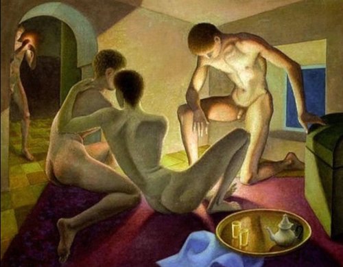 alanspazzaliartist:Jacques Azema French artist (1910-1979), his work strongly influenced