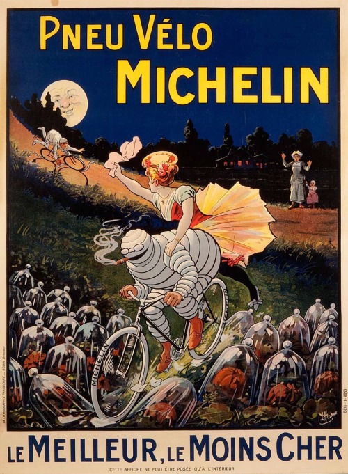 talesfromweirdland:Evolution of Bibendum, the Michelin Man. Created in 1894, the tire-man is still b