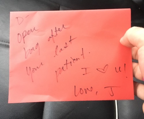 jownsd:Goddess left a package with orders for D after work. He sent pictures as proof of compliance. The plug is especially nice given that D has an hour drive home. He will be nice and loose tonight.